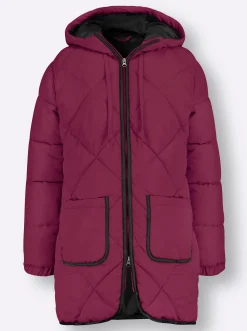Longjacke mit elastischen Bündchen