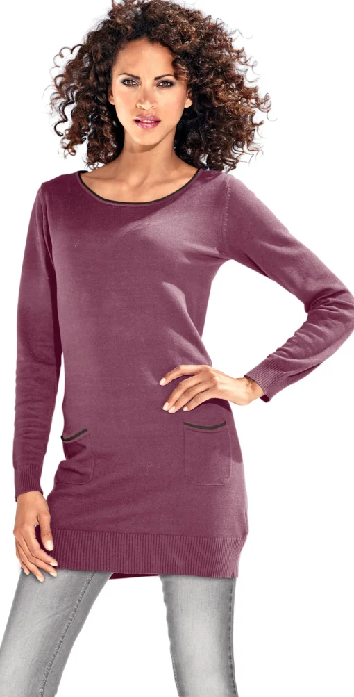 Longpullover mit Cut-Outs hinten