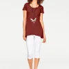 Longshirt aus Bourette-Seide