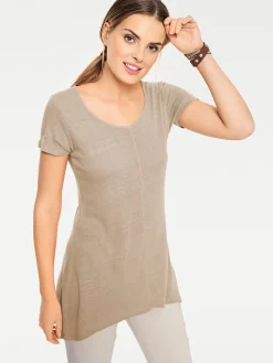 Longshirt aus Bourette-Seide
