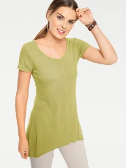 Longshirt aus Bourette-Seide