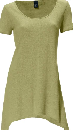 Longshirt aus Bourette-Seide