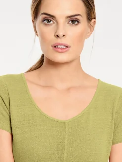 Longshirt aus Bourette-Seide