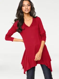 Longshirt im Zipfel-Look