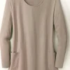 Longshirt mit aufgesetzten Taschen