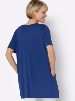 Longshirt mit Karree-Ausschnitt