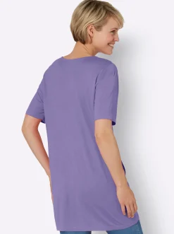Longshirt mit Karree-Ausschnitt