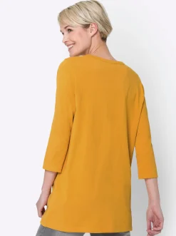 Longshirt mit 3/4-Ärmel
