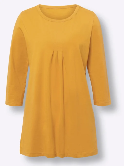 Longshirt mit 3/4-Ärmel