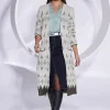 Longstrickjacke