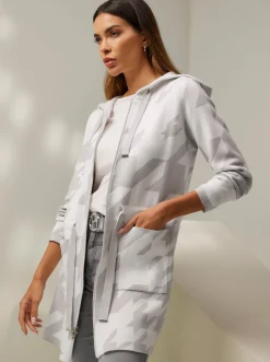 Longstrickjacke