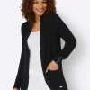 Longstrickjacke