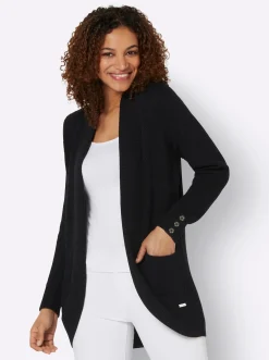 Longstrickjacke