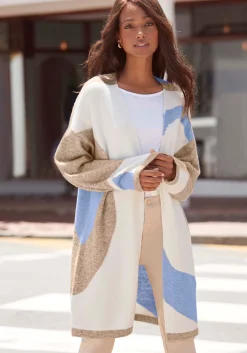 Longstrickjacke