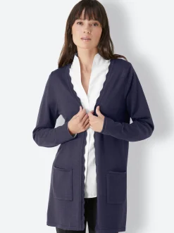 Longstrickjacke