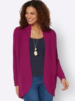 Longstrickjacke