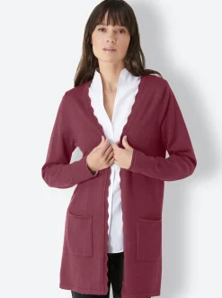 Longstrickjacke
