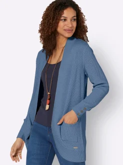 Longstrickjacke