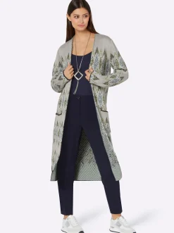 Longstrickjacke