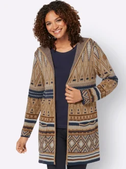 Longstrickjacke