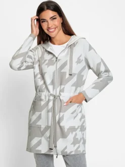 Longstrickjacke