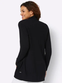 Longstrickjacke