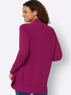 Longstrickjacke