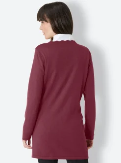 Longstrickjacke