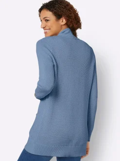 Longstrickjacke