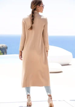 Longstrickjacke