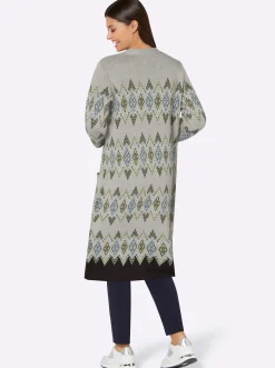 Longstrickjacke