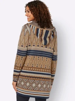Longstrickjacke