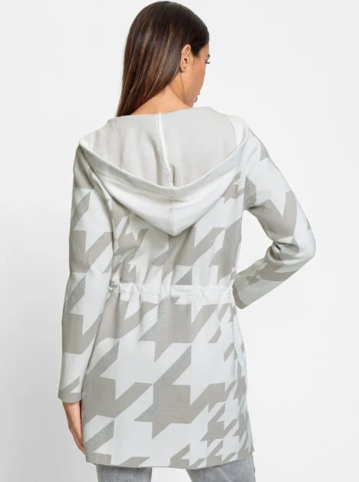 Longstrickjacke