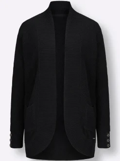 Longstrickjacke
