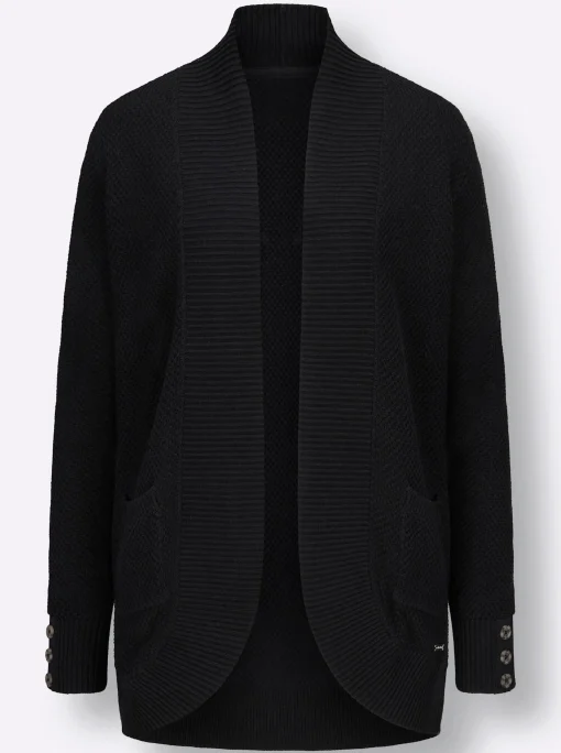 Longstrickjacke