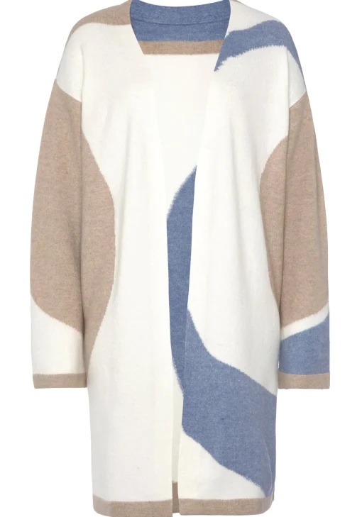 Longstrickjacke