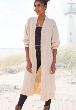Longstrickjacke