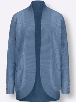Longstrickjacke