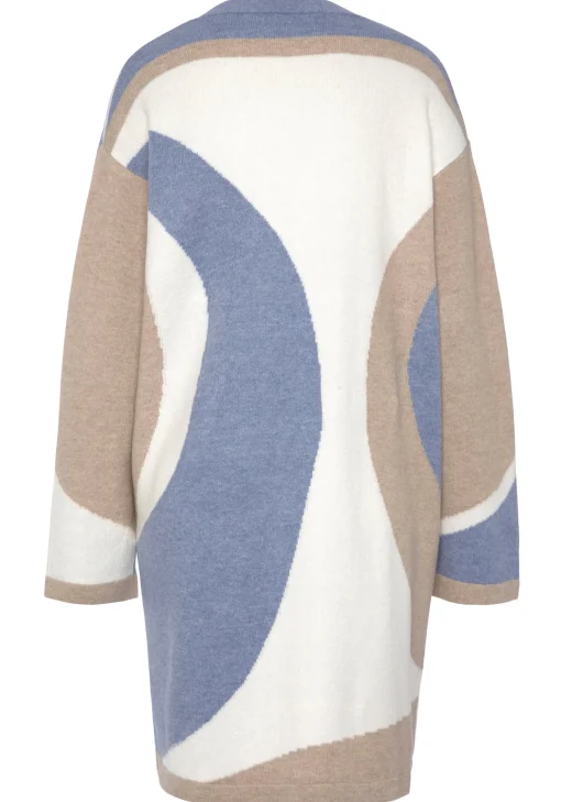 Longstrickjacke
