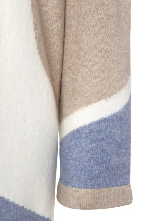 Longstrickjacke