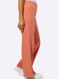 Marlene-Hose mit Schlitz am Saum