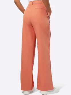 Marlene-Hose mit Schlitz am Saum
