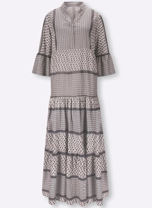 Maxikleid mit Volants