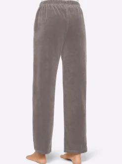 Nickihose mit Schlitz am Bein
