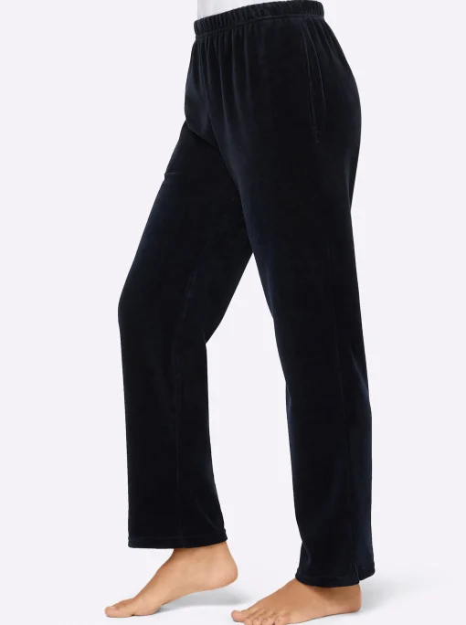 Nickihose mit Schlitz am Bein
