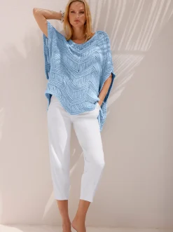 Oversize-Pullover mit Glanzgarn
