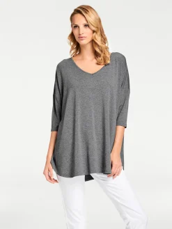 Oversize-Shirt mit Kaschier-Effekt