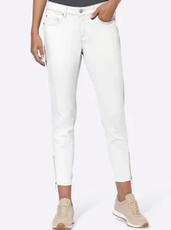 5-Pocket-Hose mit seitlichen Einsätzen
