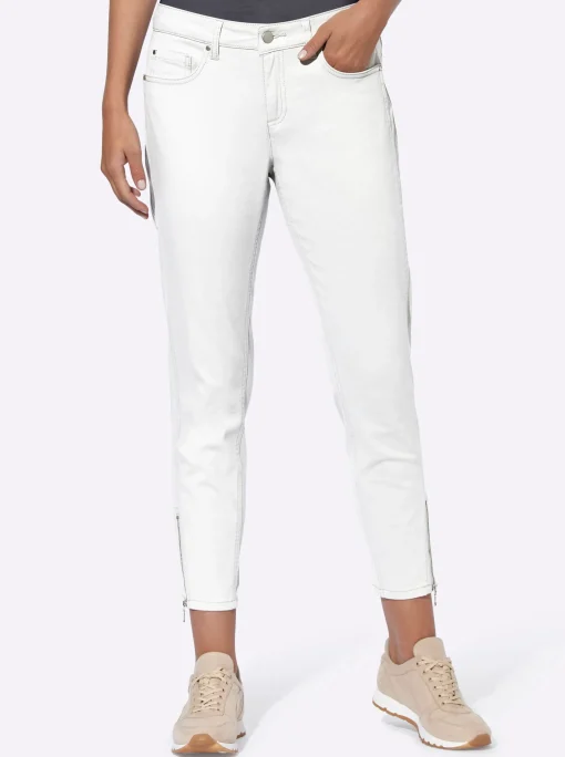 5-Pocket-Hose mit seitlichen Einsätzen