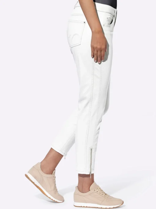 5-Pocket-Hose mit seitlichen Einsätzen